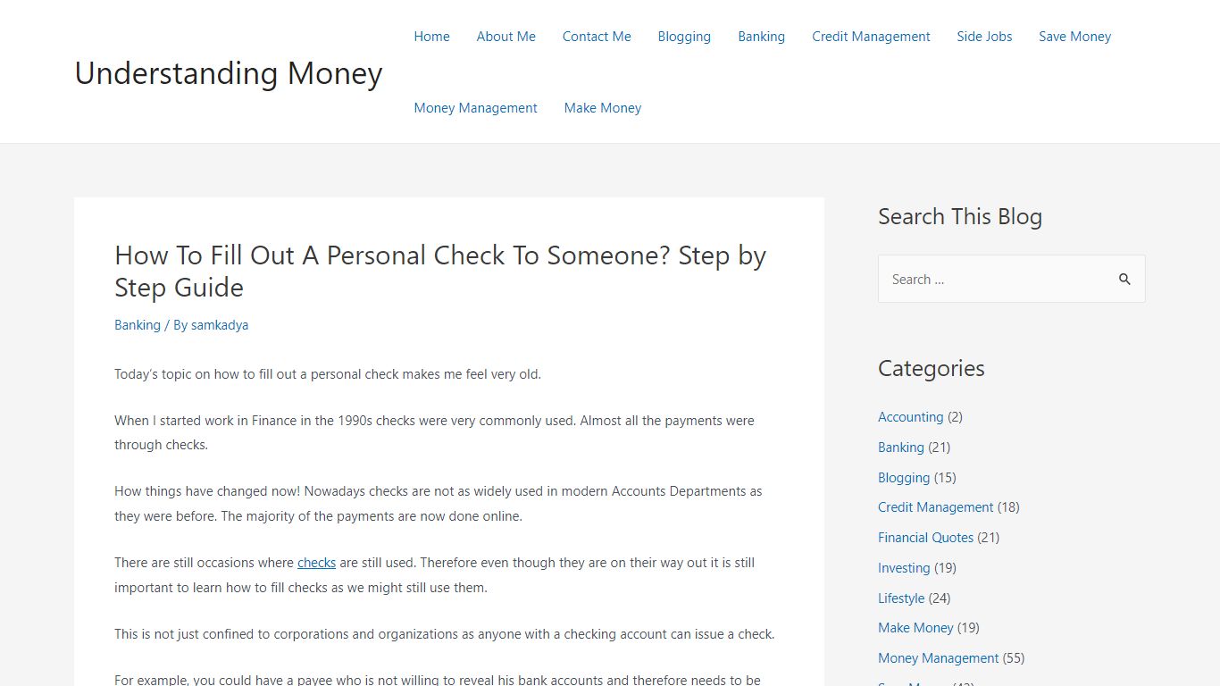 How To Fill Out A Personal Check To Someone? Step by Step Guide