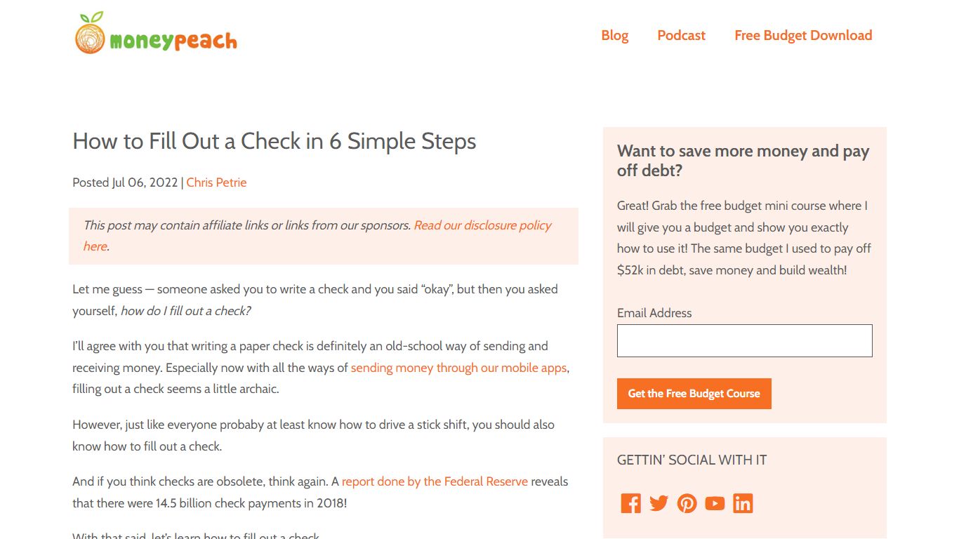 How to Fill Out a Check: 6 Steps to Check Writing Perfection - Money Peach